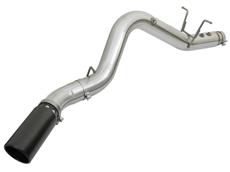 aFe ATLAS 5in DPF-Back Aluminized Steel Exhaust System GM Diesel - 49-04085-B