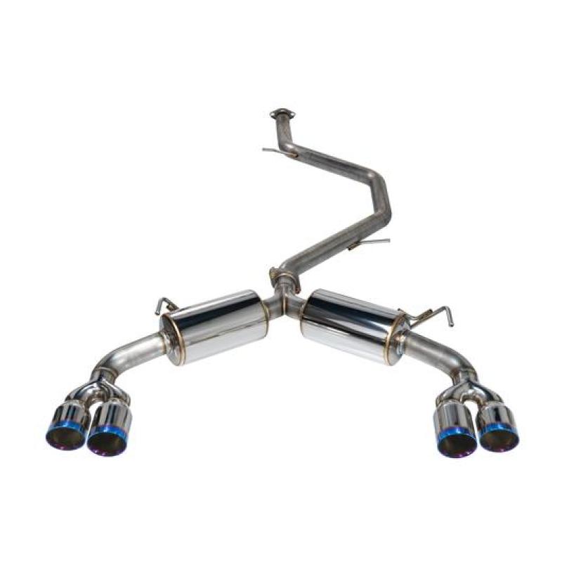 Remark 2019+ Toyota Corolla Hatchback Quad-Exit Cat-Back Exhaust Burnt Stainless - RK-C4063T-01P