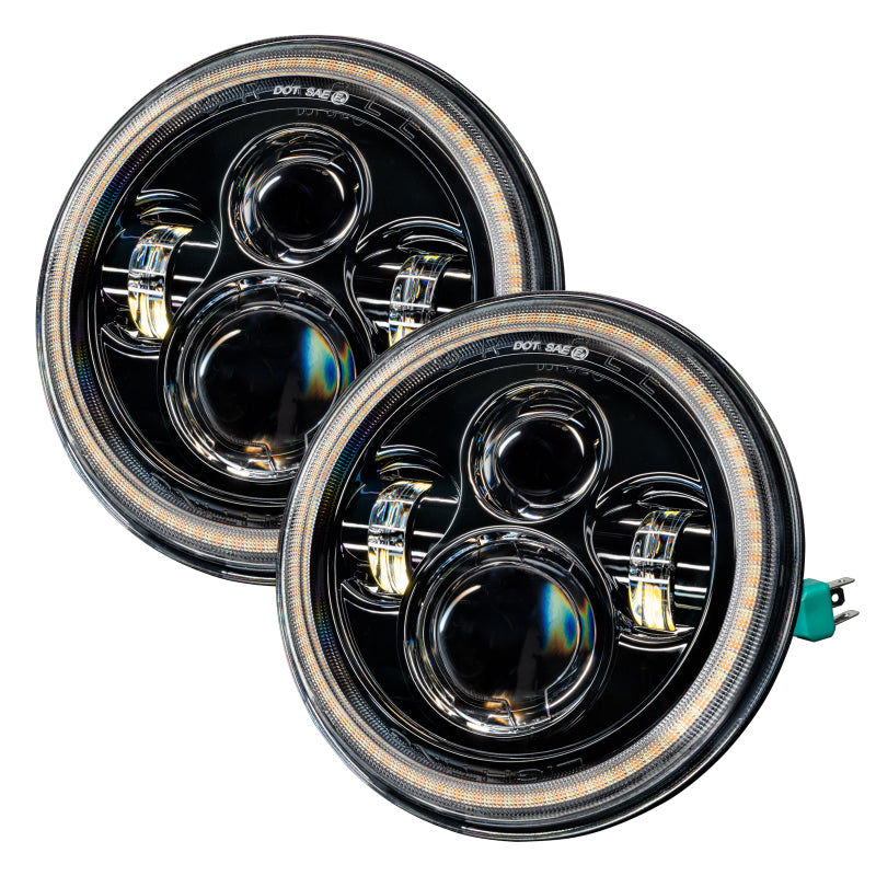 Oracle 07-18 Jeep Wrangler JK Switchback LED Halo Headlights - - 5769-123