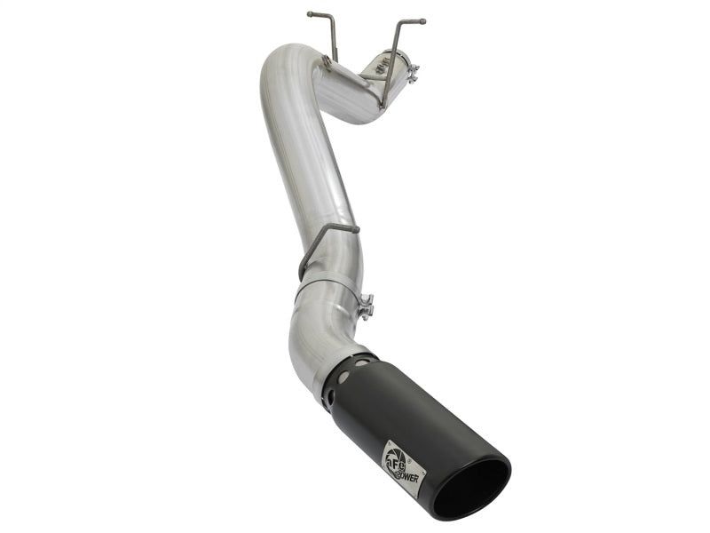 aFe ATLAS 5in DPF-Back Aluminized Steel Exhaust System GM Diesel - 49-04085-B