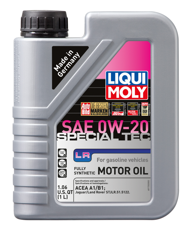 LIQUI MOLY 1L Special Tec LR Motor Oil SAE 0W20 - 20408 - 6/pkg