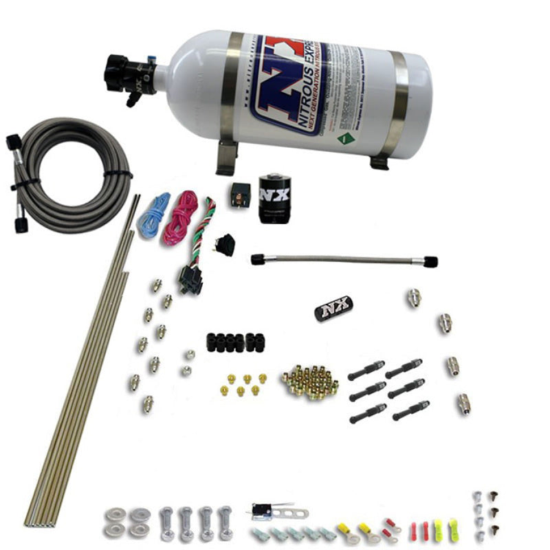 Nitrous Express 6 Cyl Dry Direct Port Nitrous Kit w/ - 93066-12