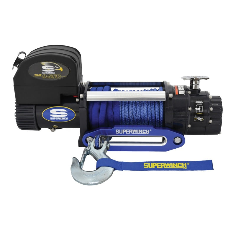Superwinch 9500 LBS 12V DC 3/8/in x 80ft Synthetic Rope - 1695201