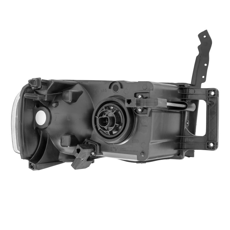 Raxiom 02-05 Dodge RAM 1500 Crystal Headlights- Black Housing (Clear - R110143