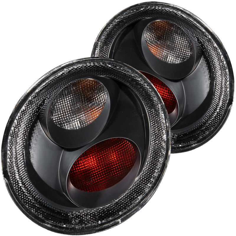 ANZO 1998-2005 Volkswagen Beetle Taillights Black - 221119