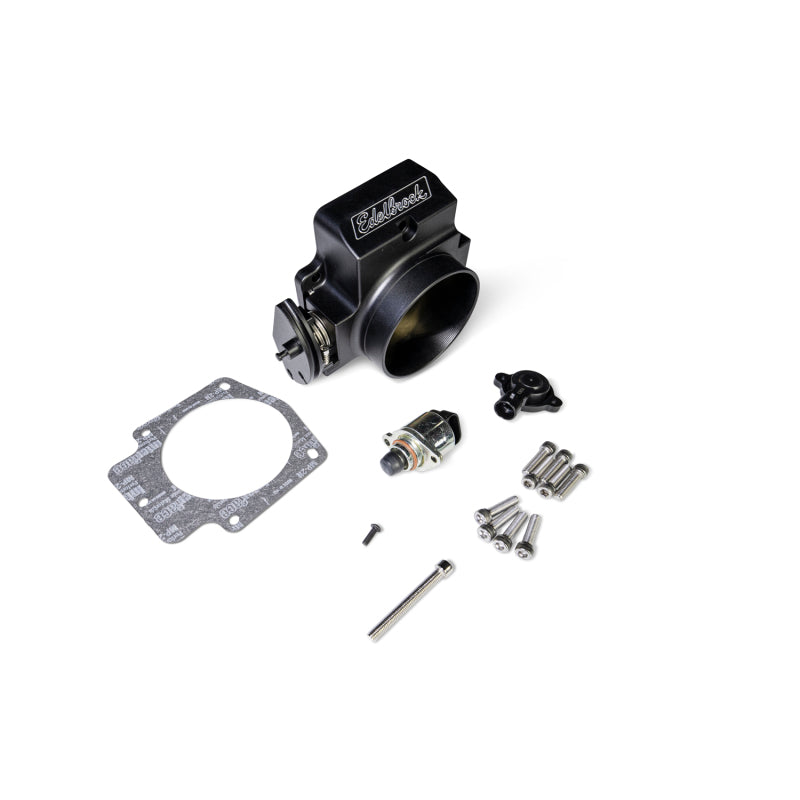 Edelbrock EFI Throttle Body Pro-Flo XT 90mm Black Mat Anodized - 39703