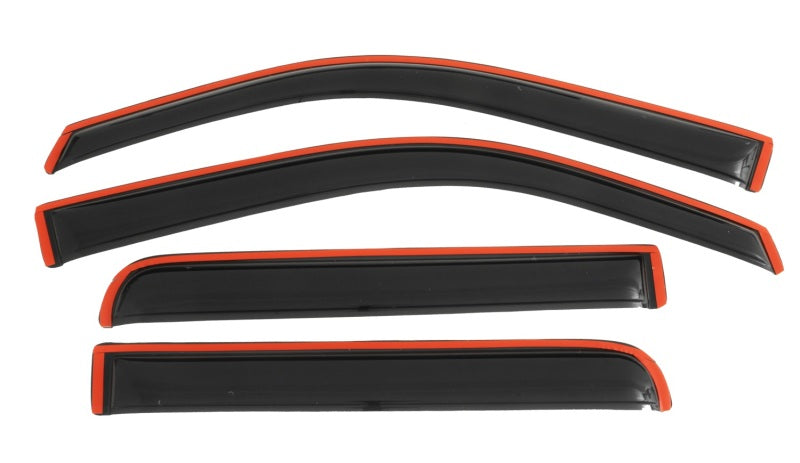 AVS 09-14 Ford F-150 Supercrew Ventvisor In-Channel Front & Rear - 194155