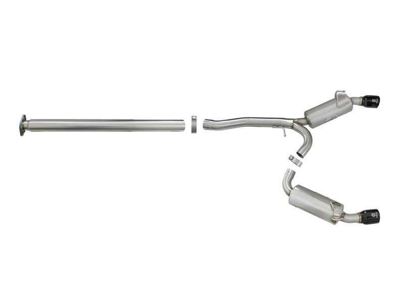 aFe Takeda 3in. to 2.5in. 304 SS C/B Exhaust 08-15 - 49-36701-B