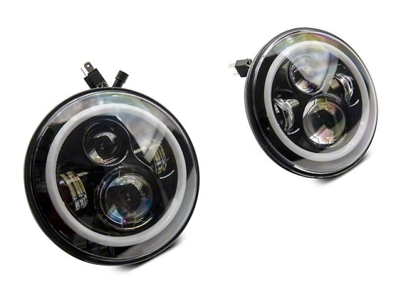 Raxiom 97-18 Jeep Wrangler TJ/JK Axial 7-Inch LED Headlights w/RGB - J142665