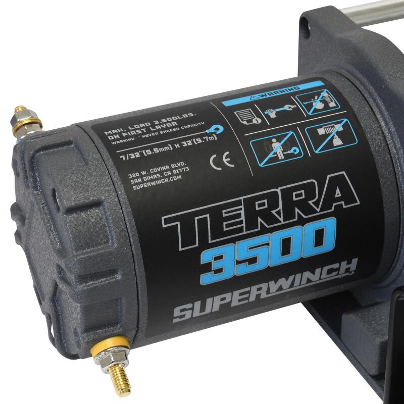 Superwinch 3500 LBS 12V DC 7/32 in x 32 ft - 1135260