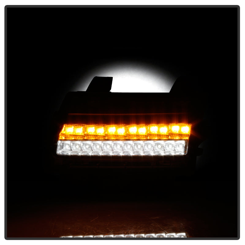 Spyder Jeep Wrangler 2018-2019 (Halogen Model Only) LED Front Bumper - 5086778