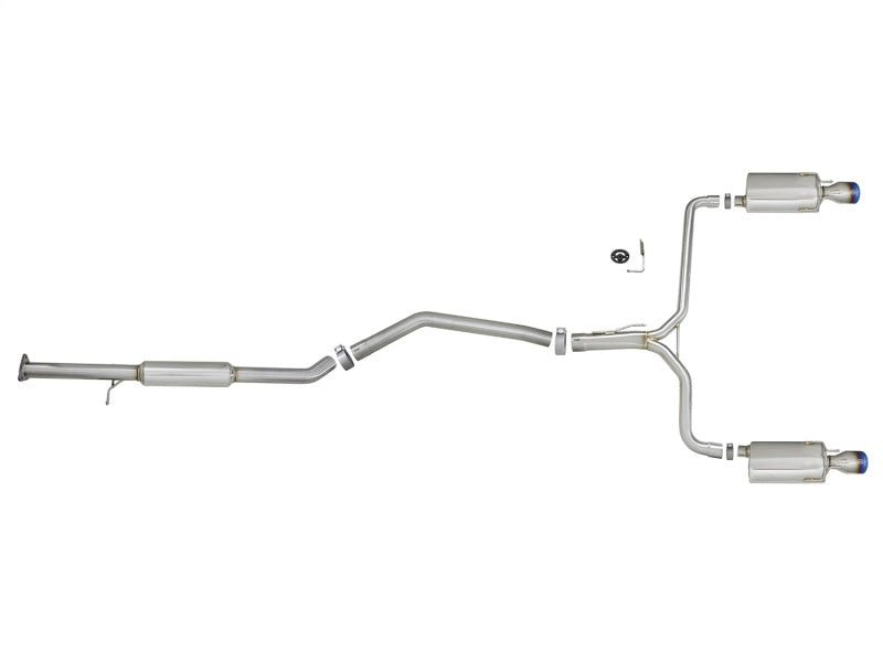 aFe Takeda 2.5-1.75in 304 SS Cat-Back Exhaust System 13-17 Honda - 49-36605-L