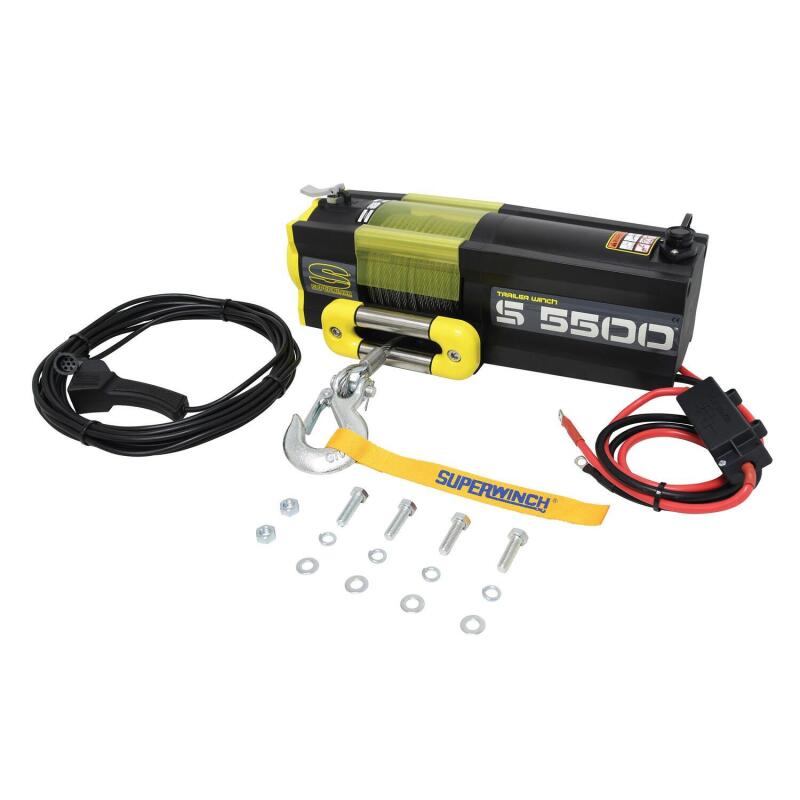 Superwinch 5500 LBS 12V DC 7/32in x 60ft Steel Rope - 1455200