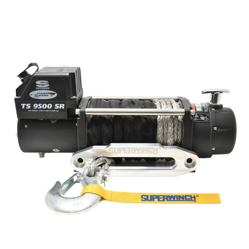 Superwinch 9500 LBS 12V DC 3/8in x 80ft Synthetic Rope - 1595201