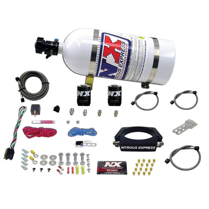 Nitrous Express GM LS 102mm Nitrous Plate Kit (50-400HP) w/10lb - 20933-10