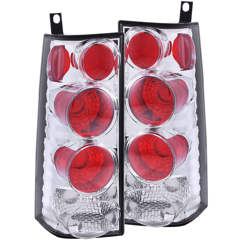 ANZO 2003-2015 Chevrolet Express Taillights Chrome - 211088