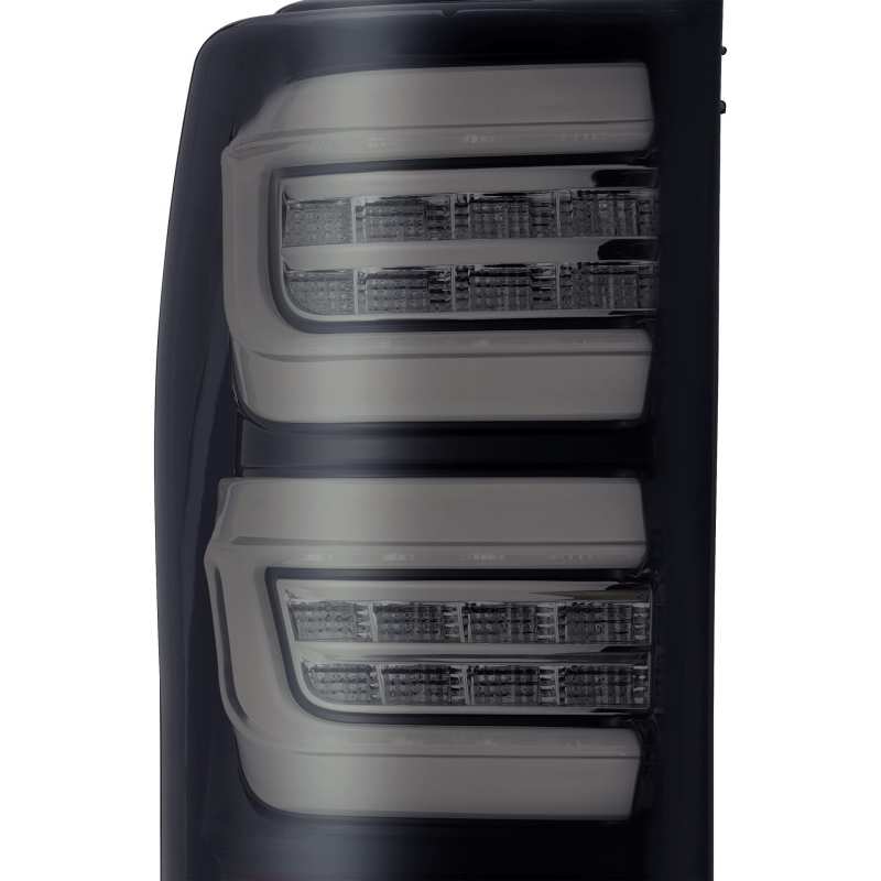 AlphaRex 07-13 Toyota Tundra PRO-Series LED Tail Lights Jet Black - 670010