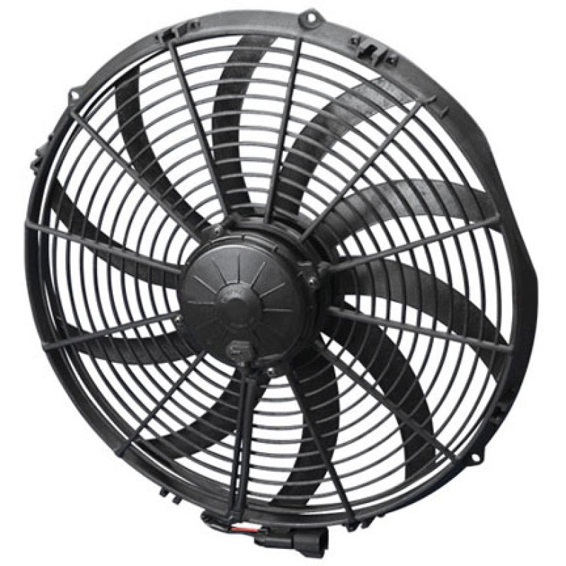 SPAL 2467 CFM 16in High Performance Race Fan - Pull/Curved - 30102113