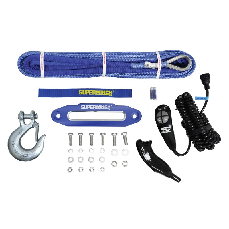 Superwinch 9500 LBS 12V DC 3/8/in x 80ft Synthetic Rope - 1695201