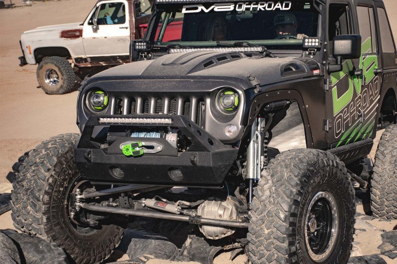 DV8 Offroad 07-18 Jeep Wrangler JK Metal Heat Dispersion Hood - HDMB07-02