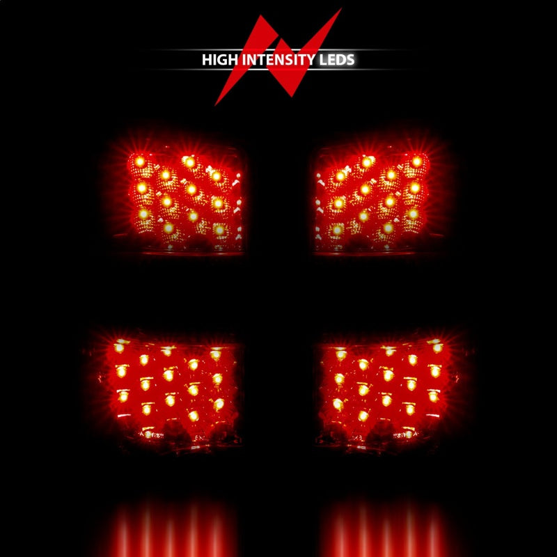 ANZO 2000-2006 Chevrolet Suburban LED Taillights Red/Clear - 311001