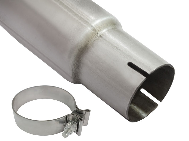aFe LARGE BORE HD 3.5in DPF-Back Alum Exhaust w/Black Tip - 49-04064-B