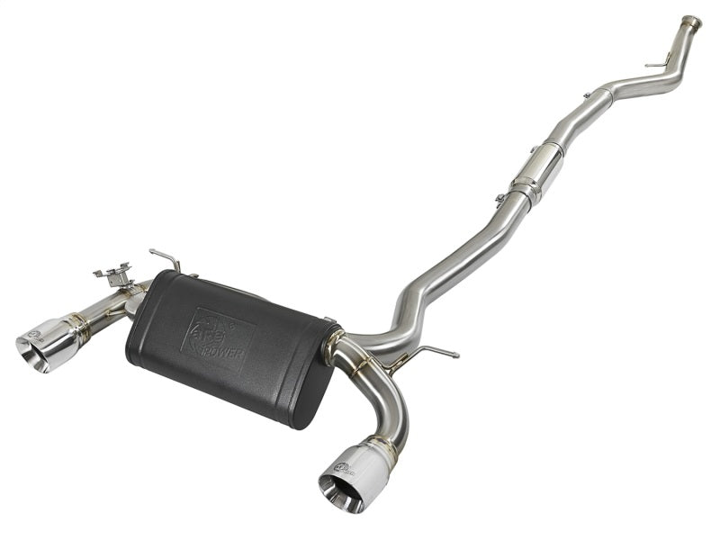 aFe MACH Force-Xp 3in 304 SS Cat-Back Exhaust w/Polished Tips - 49-36340-P