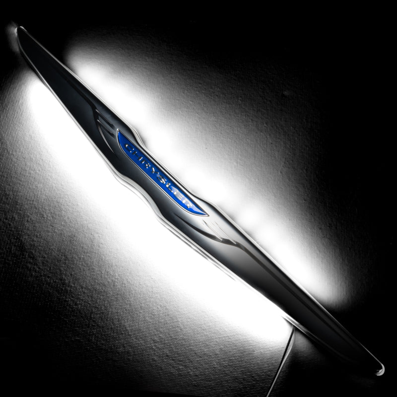 Oracle Chrysler Illuminated LED Sleek Wing - White - 3019-001