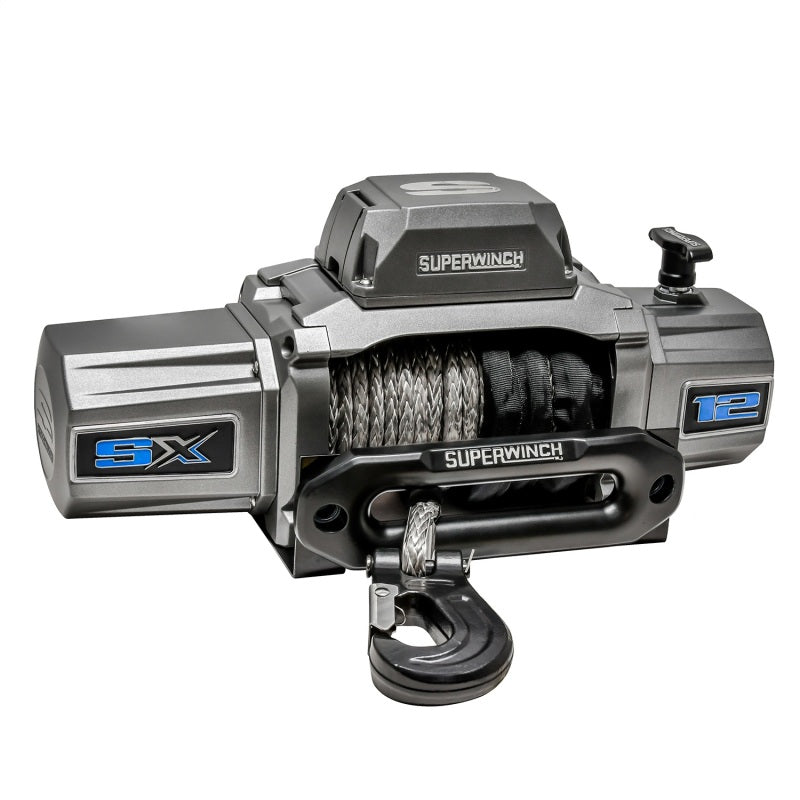 Superwinch 12000 LBS 12V DC 3/8in x 80ft Synthetic Rope - 1712201
