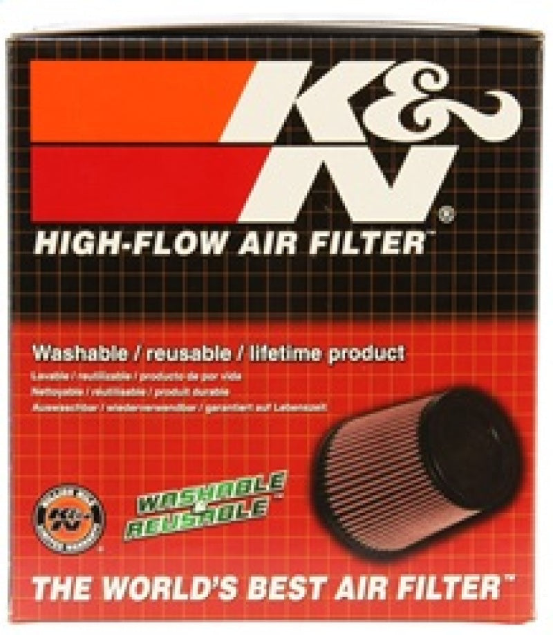 K&N Universal Rubber Filter Round Tapered 4.5in Flange ID x - RU-3110