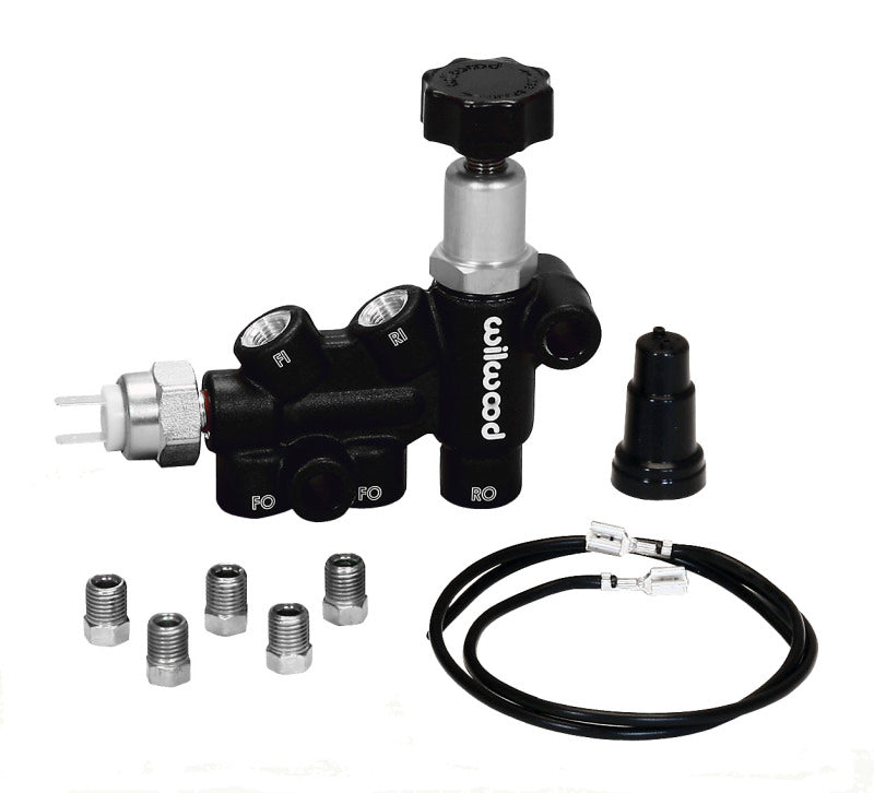 Wilwood Proportioning Valve - Knob Adjust 3/8-24 IF Combo w/ - 260-11179