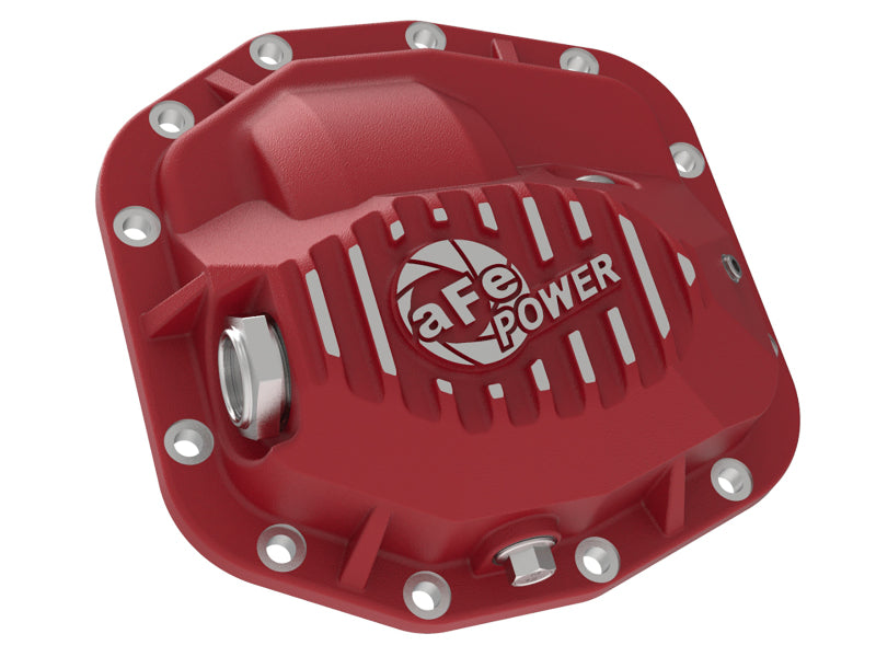 aFe Pro Series Front Differential Cover Red 2018+ Jeep Wrangler - 46-71010R