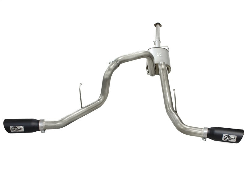 aFe MACHForce XP Exhaust 3in SS Dual Side Exit CB - 49-43056-B