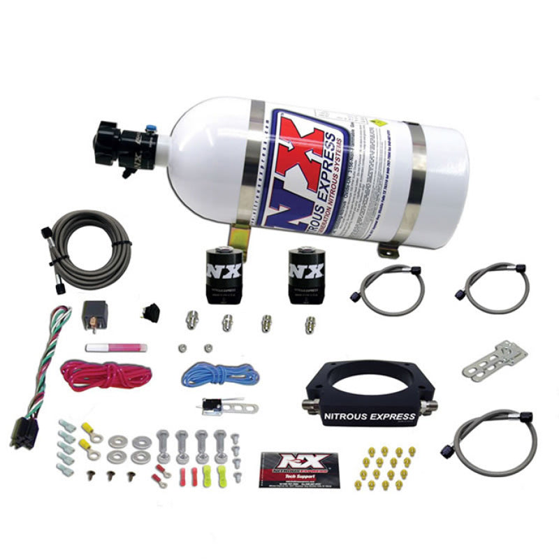 Nitrous Express GM LS 90mm Nitrous Plate Kit (50-400HP) w/10lb - 20934-10
