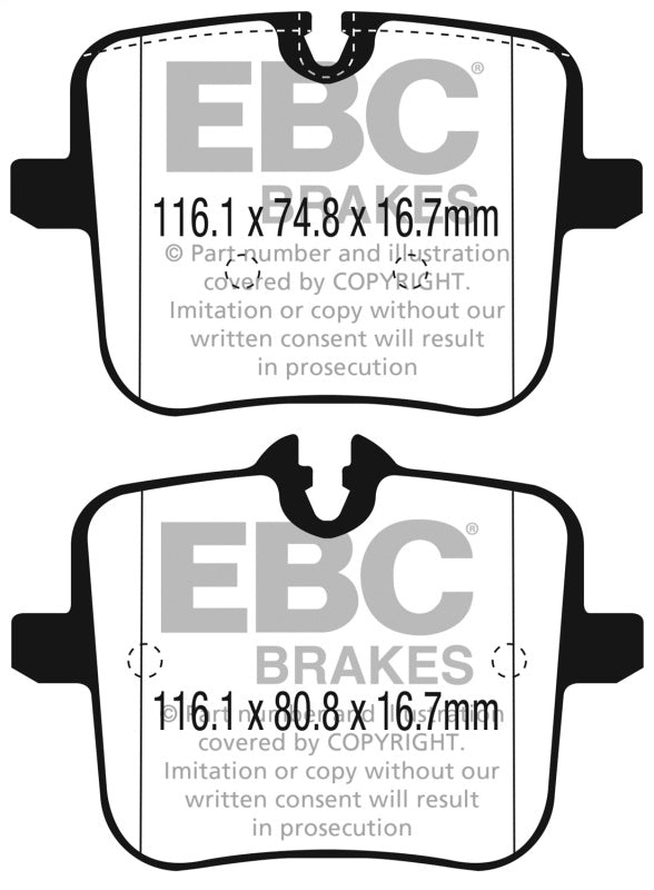 EBC Redstuff Brake Pad Sets (Rears Only) - DP32320C