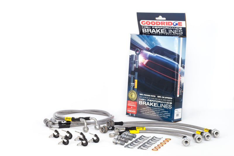Goodridge 00-06 Chevrolet Tahoe (Rear Disc w/ Stabila Trak) Stainless - 14196