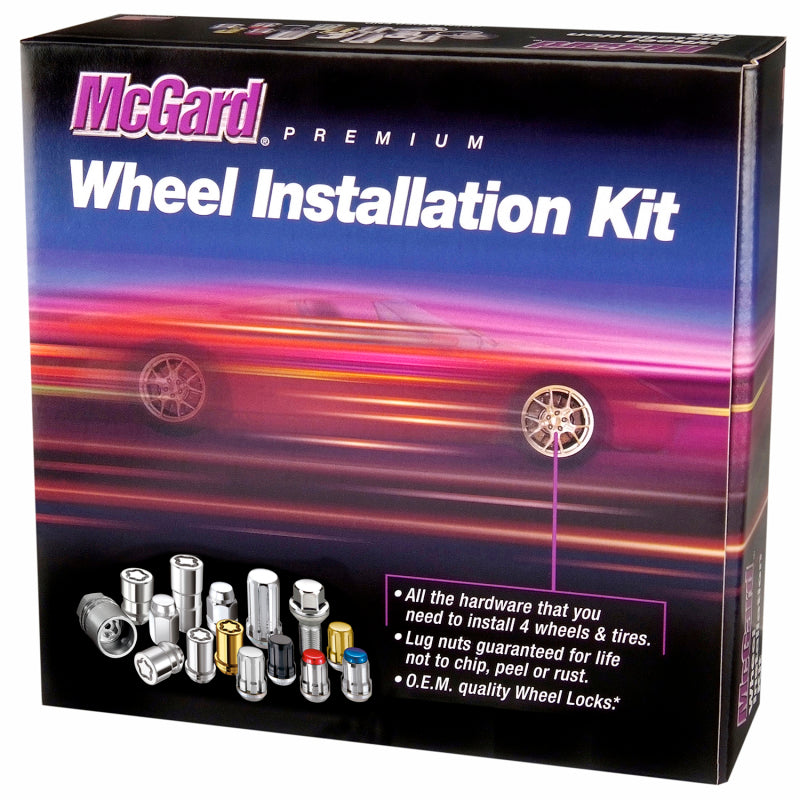 McGard 5 Lug Hex Install Kit w/Locks (Cone Seat Nut) - 84527