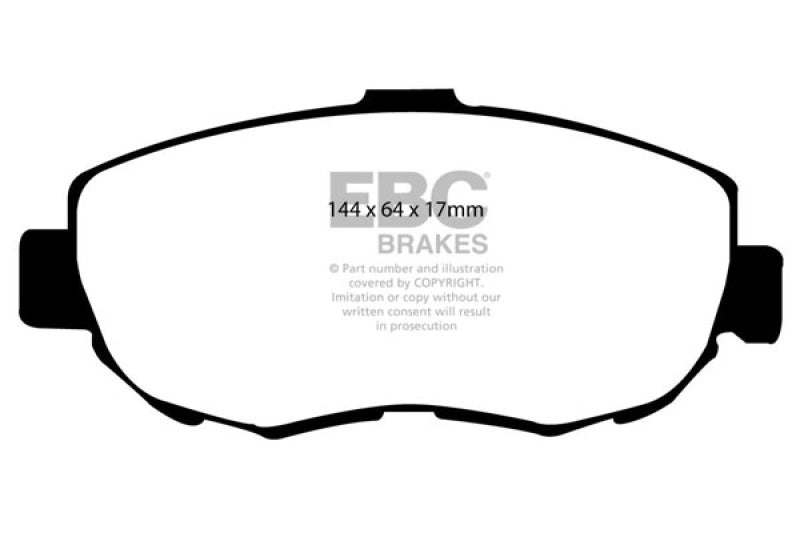 EBC Greenstuff Brake Pad Sets (Fronts Only) - DP21223