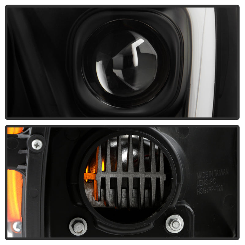 Spyder 06-08 Dodge Ram 1500 LED Headlights - Black PRO-YD-DR06PL-BK - 5088178