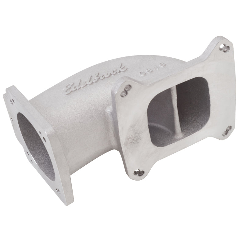 Edelbrock Low Profile Intake Elbow 90mm Throttle Body to Square-Bore - 3848