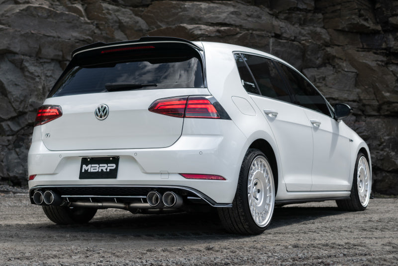 MBRP 15-19 VW Golf R MK7/MK7.5 3in T304 Cat Back - S46033CF