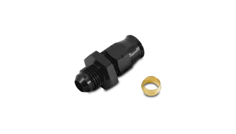 Vibrant -6AN Male to 3/8in Tube Adapter Fittings with Brass - 16456