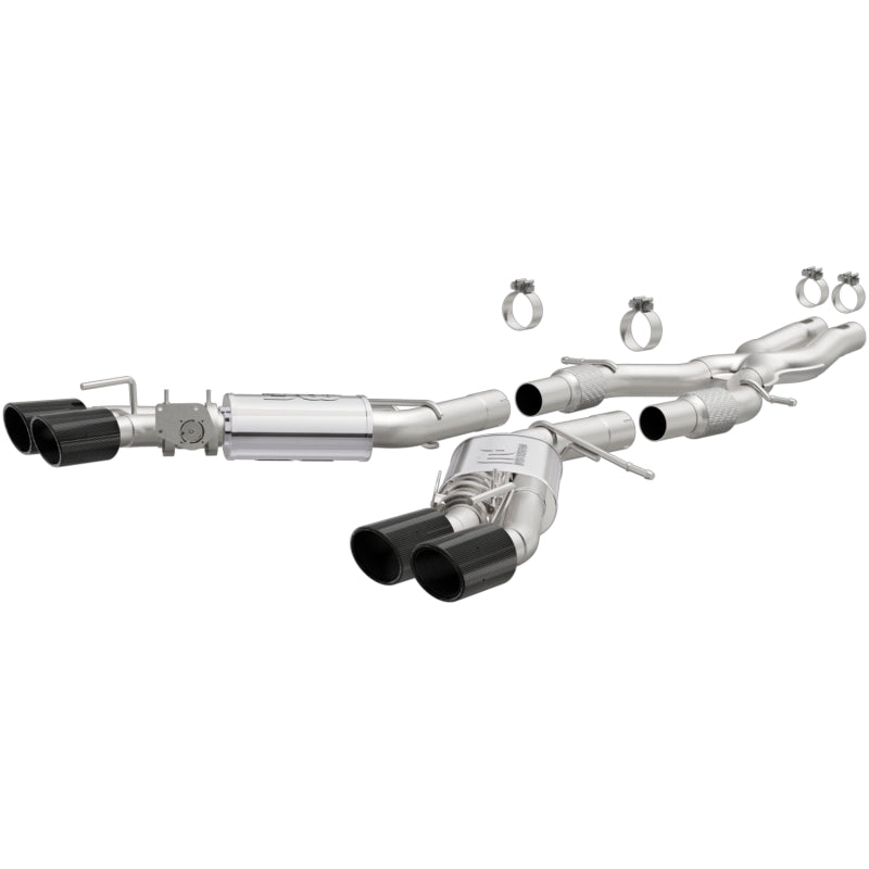 MagnaFlow SYS Cat-Back 2015-2017 Cadillac CTS-V 6.2L Quad 4in Carbon - 19011