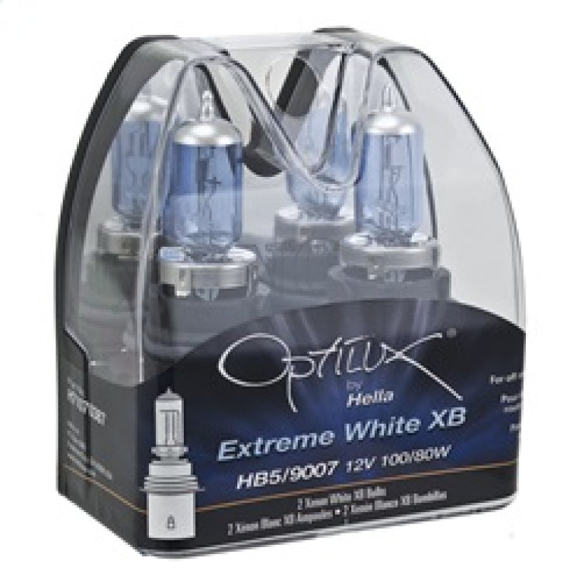 Hella Optilux XB White Halogen Bulbs HB5 9007 12V 100/80W - H71070387