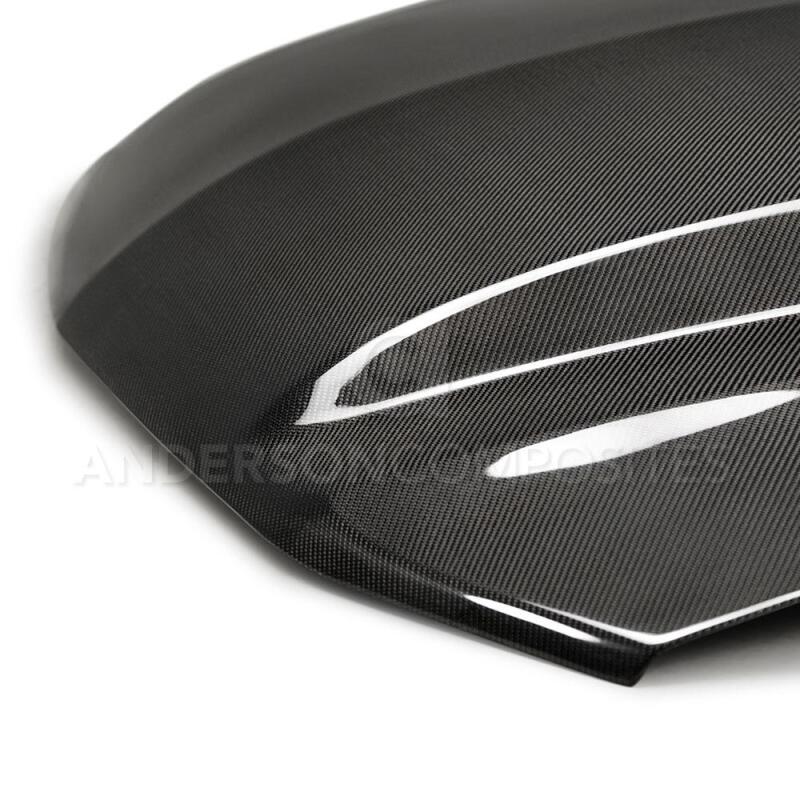 Anderson Composites 10-12 Ford Mustang Type-CJ 3in Carbon Fiber Cowl - AC-HD10FDMU-CJ