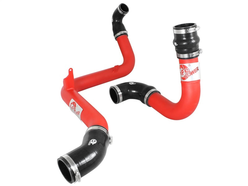 aFe BladeRunner 2.5in Red Intercooler Tubes Hot and Cold Side - 46-20184-R
