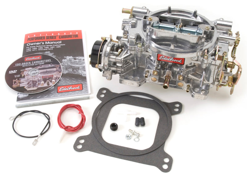 Edelbrock Carburetor Performer Series 4-Barrel 750 CFM Electric Choke Satin - 1411