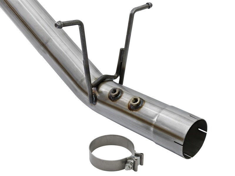aFe Victory Series 4in 409-SS DPF-Back Exhaust w/ Dual Polished - 49-44089-P