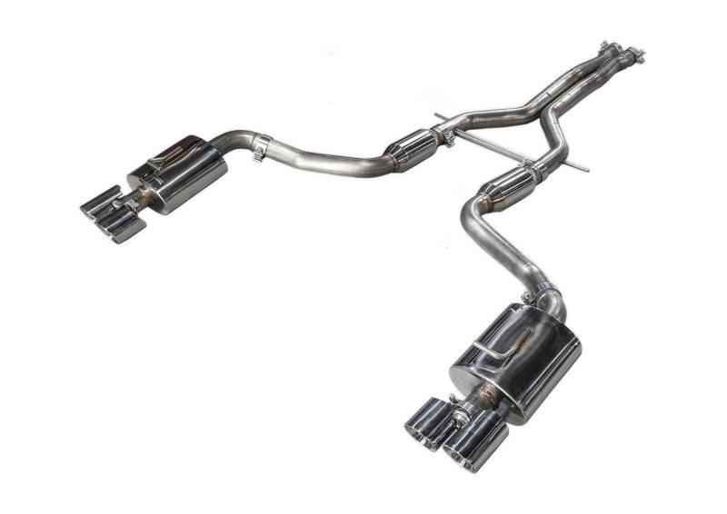 AWE Tuning Panamera 2/4 Track Edition Exhaust (2014+) - w/Chrome - 3020-42022
