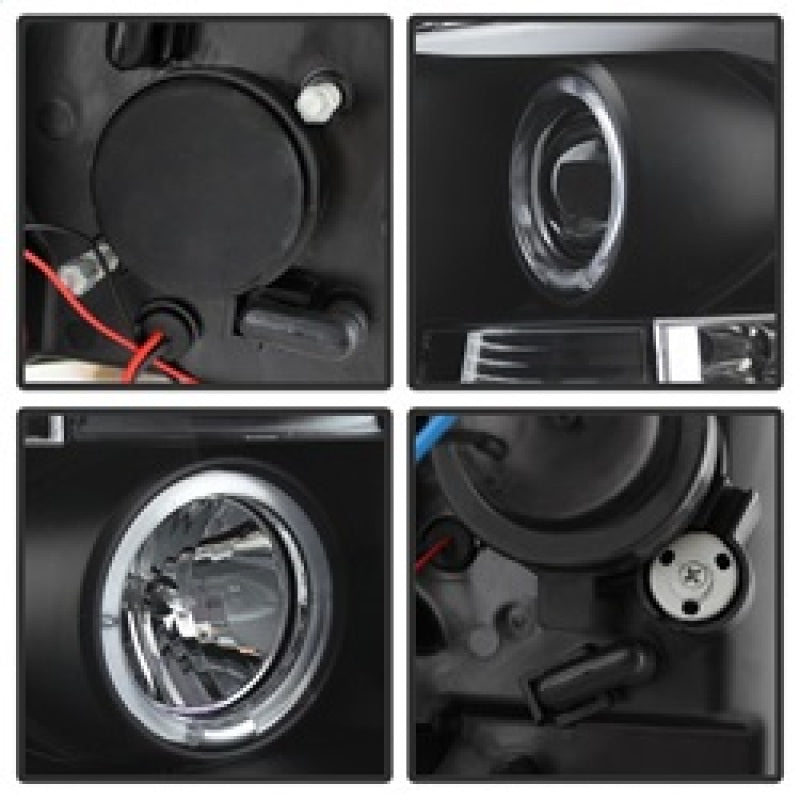 Spyder Chevy Silverado 1500 07-13 Projector Headlights LED Halo LED - 5009494